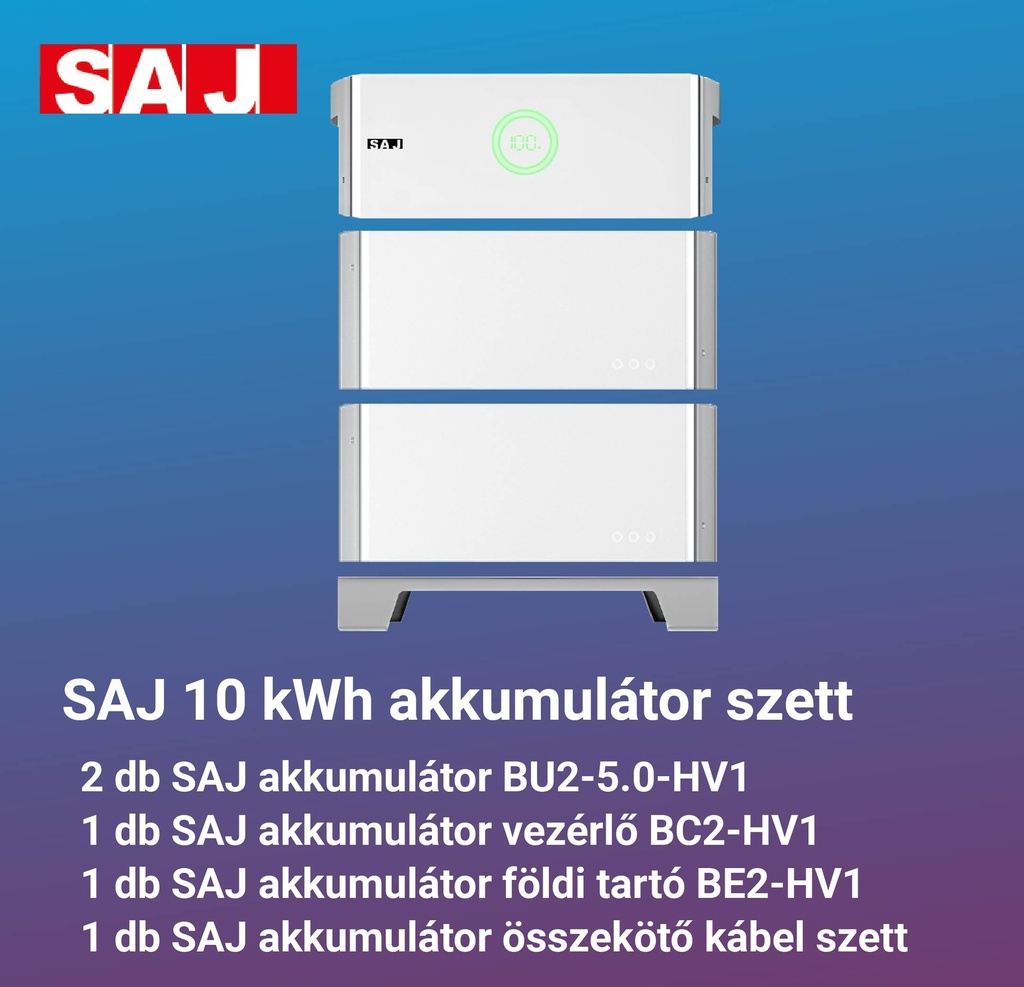 SAJ 10 kWh akkumulátor szett