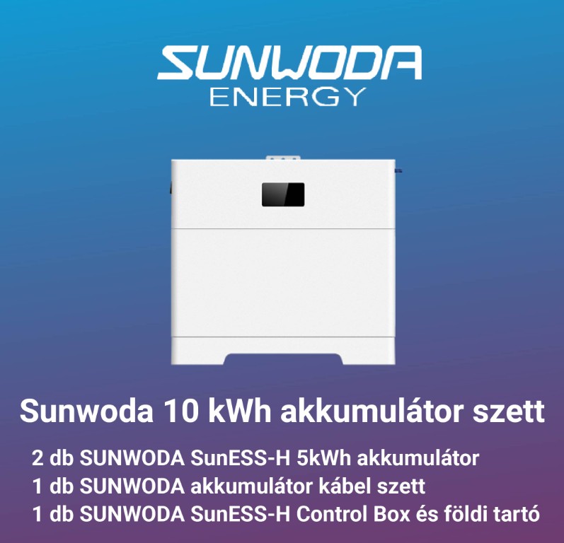 Sunwoda 10 kWh akkumulátor szett