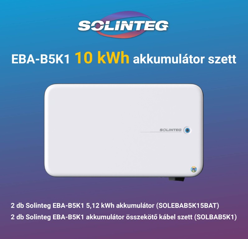 Solinteg EBA 10 kWh akkumulátor szett