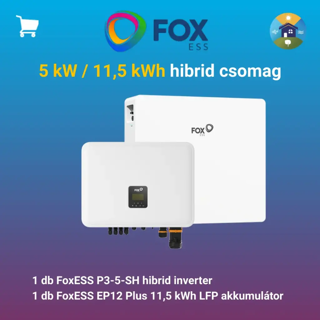 FOX 5 kW/11,5 kWh hibrid csomag