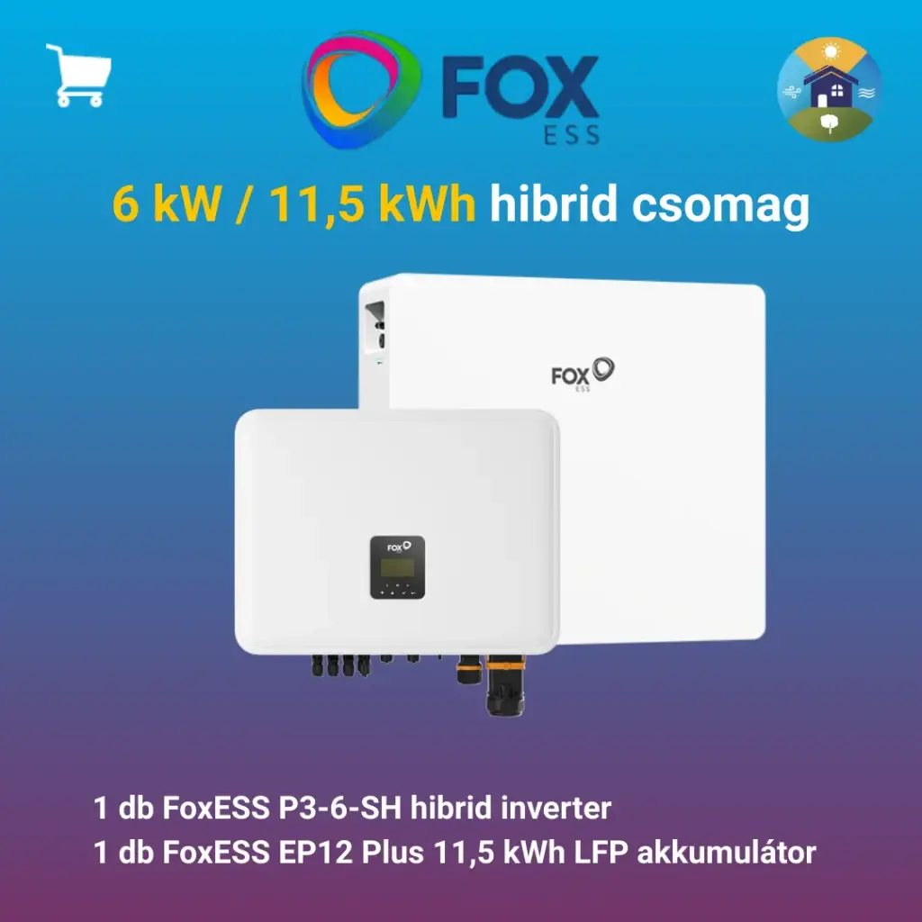 FOX 6 kW/11,5 kWh hibrid csomag