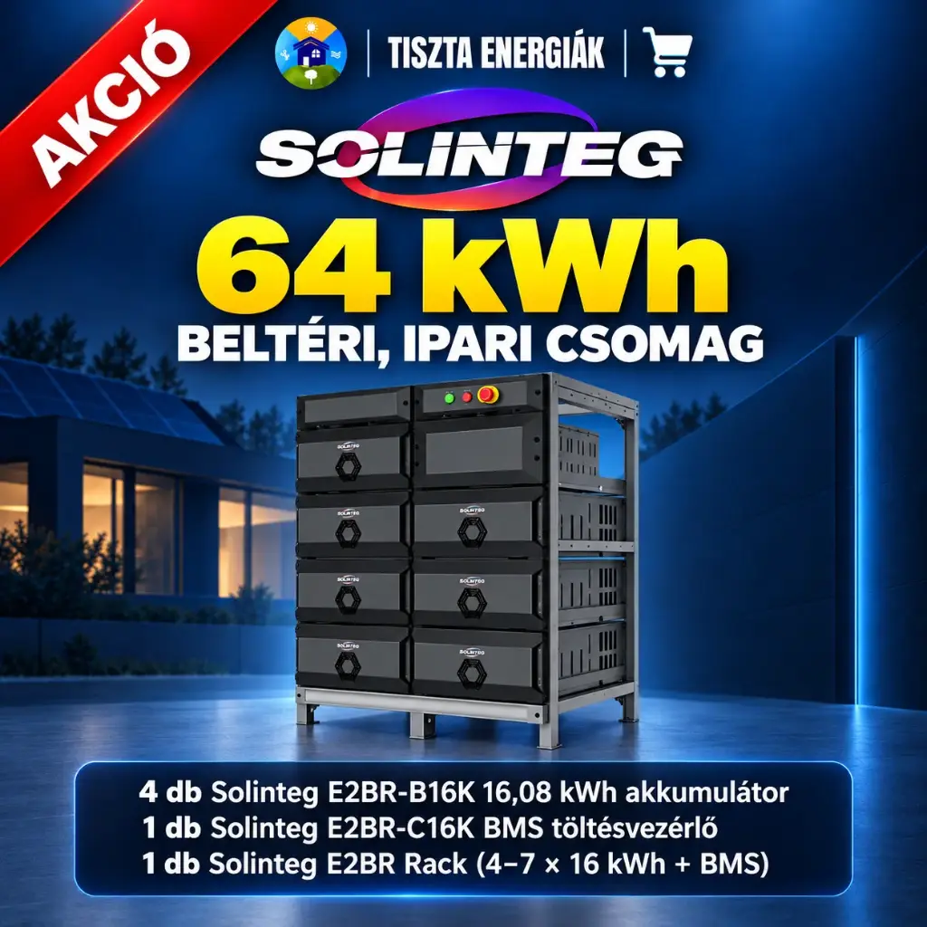 Solinteg 64kWh beltéri, ipari csomag