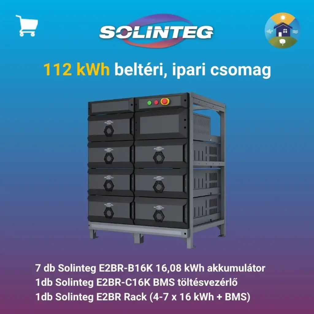 Solinteg 112kWh beltéri, ipari csomag