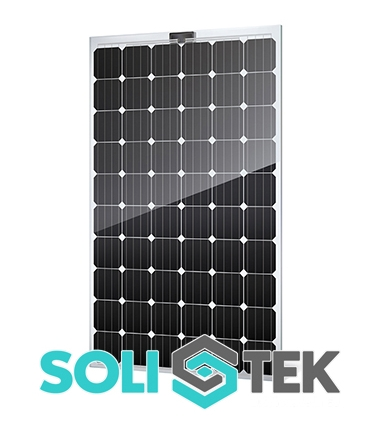 SoliTek napelem 320W SOLID üveg-üveg, transzparens