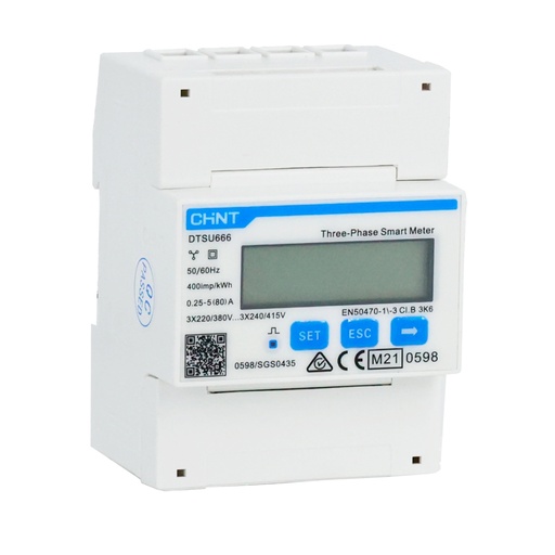 [CHINTDTSU6] SAJ smart meter CHINT, G DTSU666 3 fázis 80A