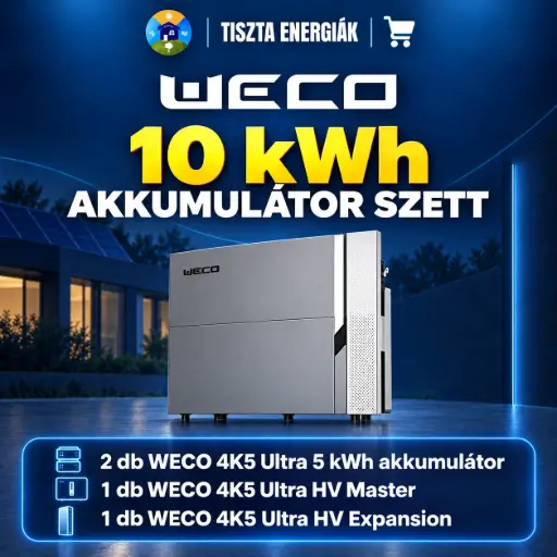 [WECO10KWHSZETT] WECO 4K5 Ultra 10 kWh akkumulátor szett