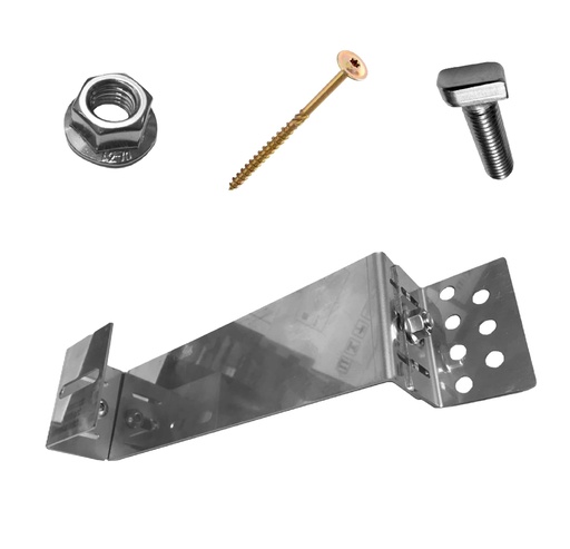 [ACELTKPV3SZETT] Acéllemez tetőkampó szett, egyenes és hódfarkú cseréphez