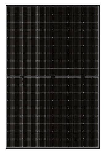 [DASDH108NA425BT] DAS napelem 425W DH108NA bifacial, N-type (transzparens - Black Thru, fekete 30mm keret)