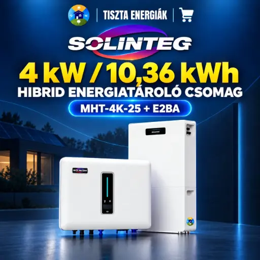 [SOL4E2BAHIBRIDPACK] Solinteg 4 kW/10,36 kWh hibrid csomag