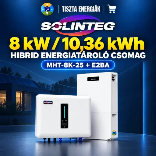 [SOL8E2BAHIBRIDPACK] Solinteg 8 kW/10,36 kWh hibrid csomag