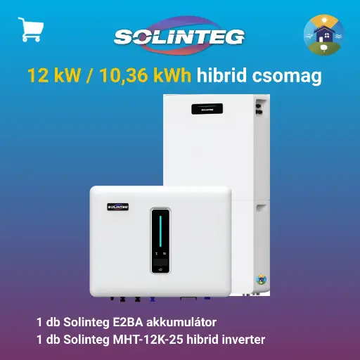 [SOL12E2BAHIBRIDPACK] Solinteg 12 kW/10,36 kWh hibrid csomag