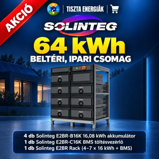 [SOLE2BR64KWHPACK] Solinteg 64kWh beltéri, ipari csomag