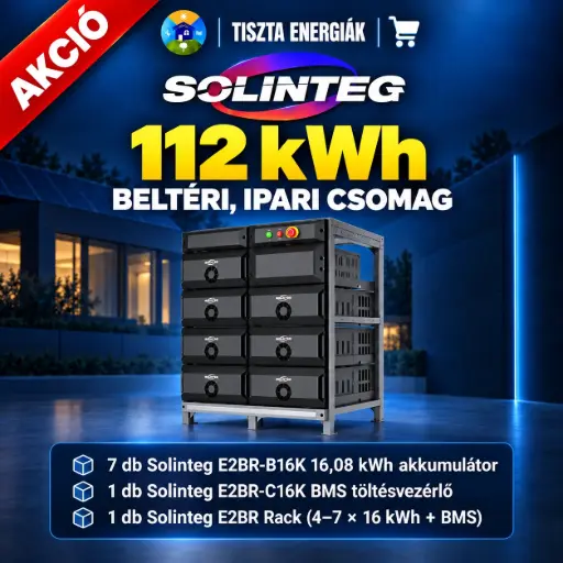 [SOLE2BR112KWHPACK] Solinteg 112kWh beltéri, ipari csomag
